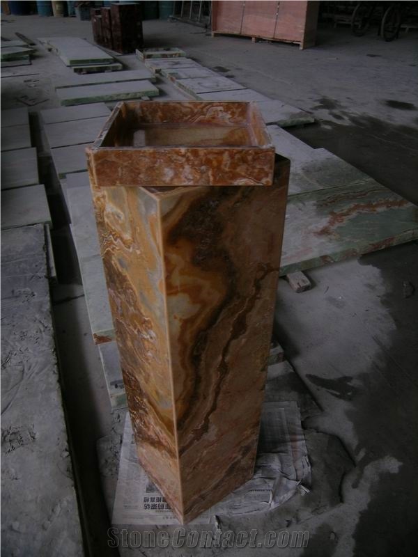 Backlit Red Onyx Light Box