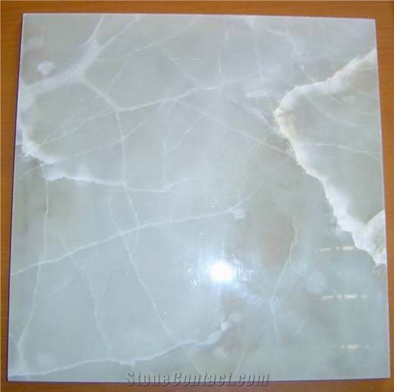 Backlit White Onyx Glass Bar Tops