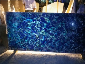 Blue Agate Precious Stone (Z10)