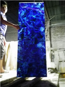 Blue Agate Precious Stone (Z10)