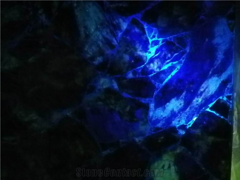 Blue Agate Precious Stone (Z10)