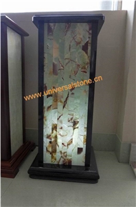 Colorful Translucent Onyx Lamp Box Z-23