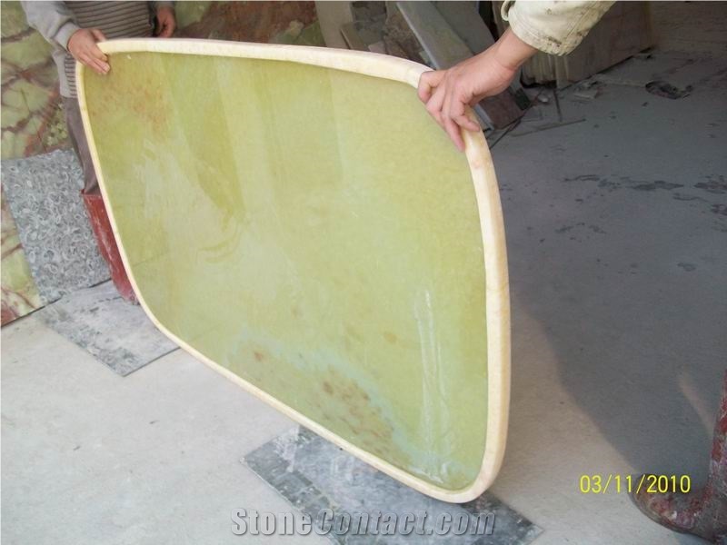 Onyx Glass Table Top Backlit (J112)