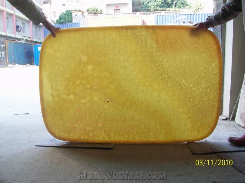 Onyx Glass Table Top Backlit (J112)