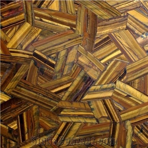 Tiger Eyes Semiprecious Stone