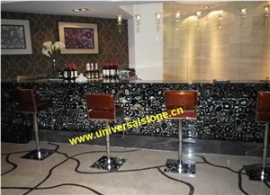 Translucent Agate Onyx Glass Bar Top (J042)