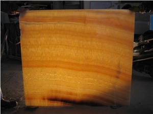 Translucent Honey Onyx Bar Tops