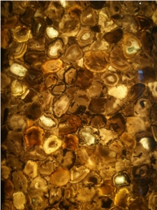 Translucent Semi-precious Agate Onyx Glass (J124)
