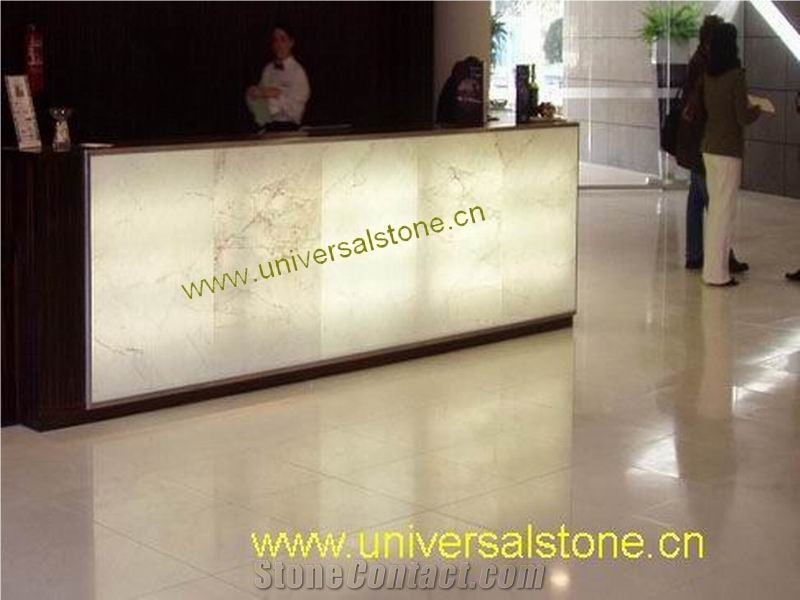 Translucent White Onyx Glass Bar Top(Z-25)