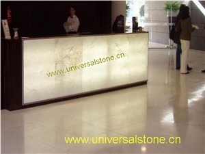 Translucent White Onyx Glass Bar Top(Z-25)