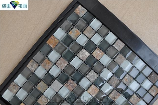 Stone Mosaic, Glass , Slate Mosaic