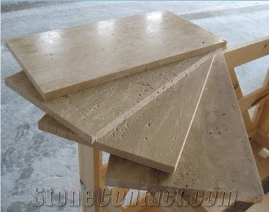 Noce Travertine Dark Pattern Set, Turkey Brown Travertine Slabs & Tiles