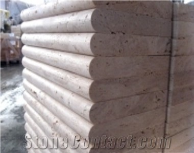 Turkish Cream Travertine Steps, Beige Travertine Steps