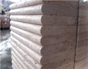 Turkish Cream Travertine Steps, Beige Travertine Steps