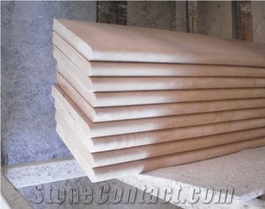 Turkish Cream Travertine Steps, Beige Travertine Steps