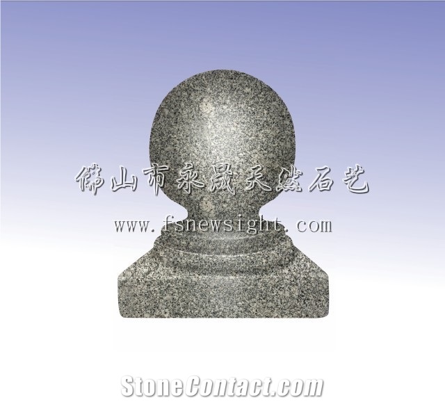 Granite(G603) Balustrade 60x12x12 cm, Natural Grey Granite Balustrade
