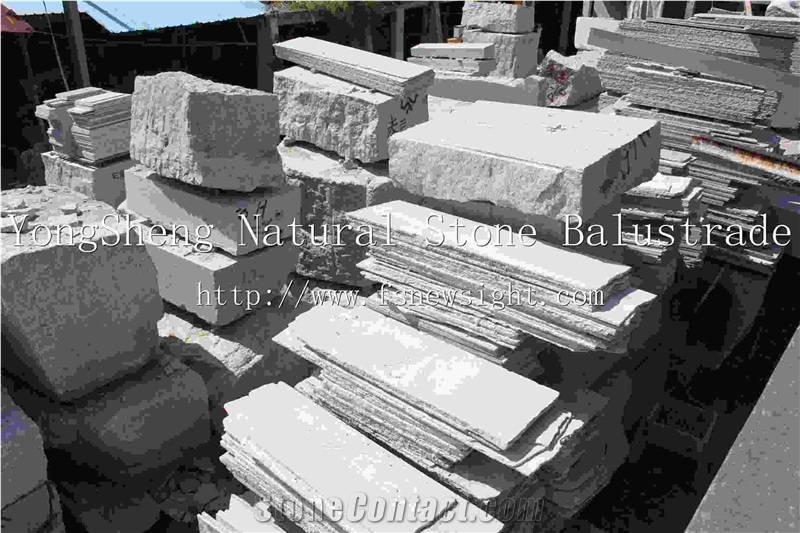 Granite(G603) Balustrade 60x12x12 cm, Natural Grey Granite Balustrade