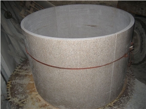 G681 Granite Column, G681 Yellow Granite Column