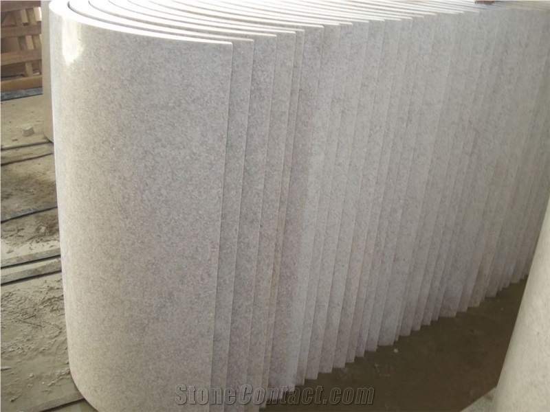 Pearl White Column, Pearl White Granite Column