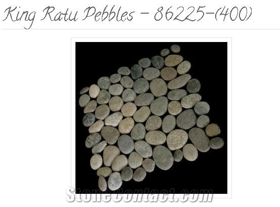 King Ratu Pebbles - 86225-(400), Beige Marble Pebbles