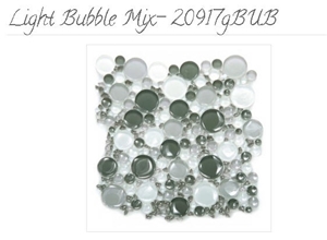 Light Bubble Mix Crystal Glass Mosaics Light Bubble Mix Crystal Glass Mosaics
