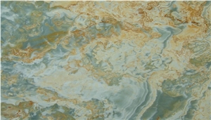 Iran Blue Onyx Slabs & Tiles