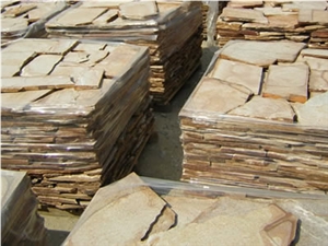 Gneis Gold, Yellow Quartzite Flagstone Gneis Gold, Yellow Quartzite Flagstone