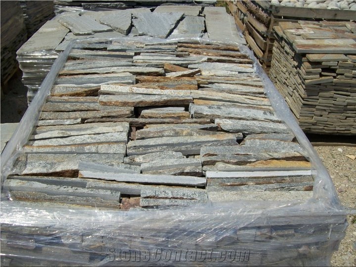Gneiss Gloria Gray Stone Wall Tiles