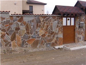 Lolova Gneis, Brown Quartzite Flagstone