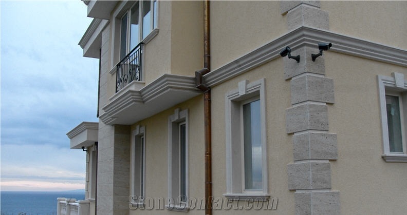 Turkish Cream Travertine Window Sills, Frame, Light Cream Beige Travertine Window Sills