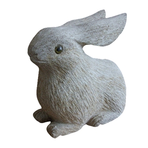 Decoration Animal Stone Carving, G383 Grey Granite Sculpture, Statue