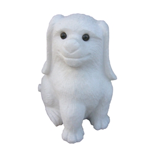 Hand Carved Stone Animal Statue, Red Granite Statue