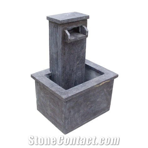 Handmade Garden Water Stone Fountain, G383 Grey Granite Fountain