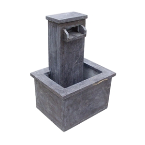 Handmade Garden Water Stone Fountain, G383 Grey Granite Fountain