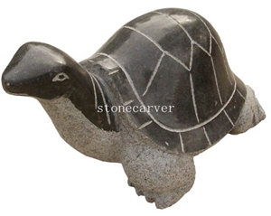 Outdoor Stone Animal Statue, Grey Granite Statue