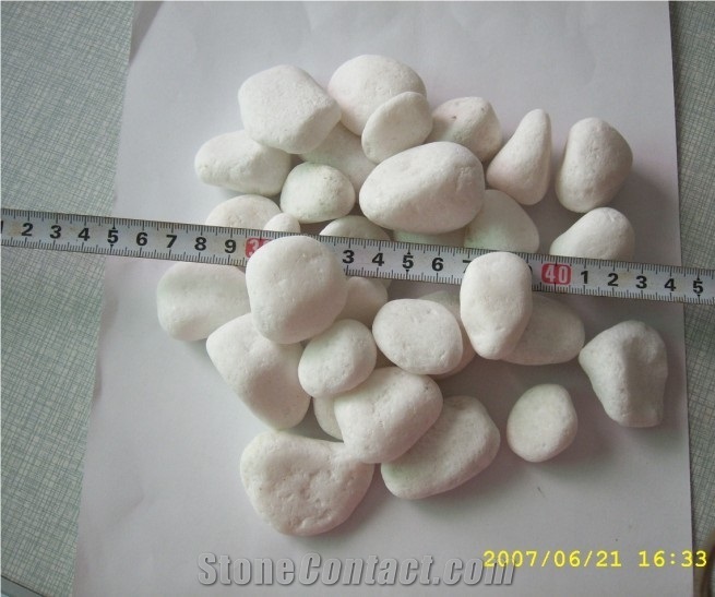 Snow White Pebble Stone
