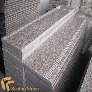 G687 Peach Red Granite Stair Tile