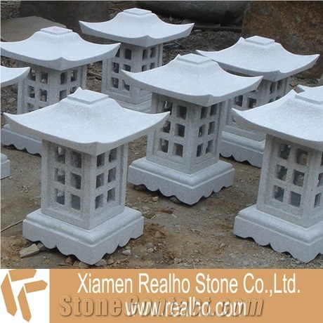 Nature Stone Lantern, Nature Stone Grey Granite Lantern