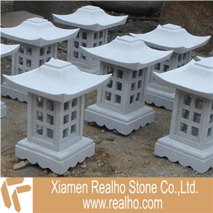 Nature Stone Lantern, Nature Stone Grey Granite Lantern