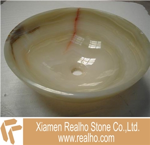 White Onyx Vessel Sinks