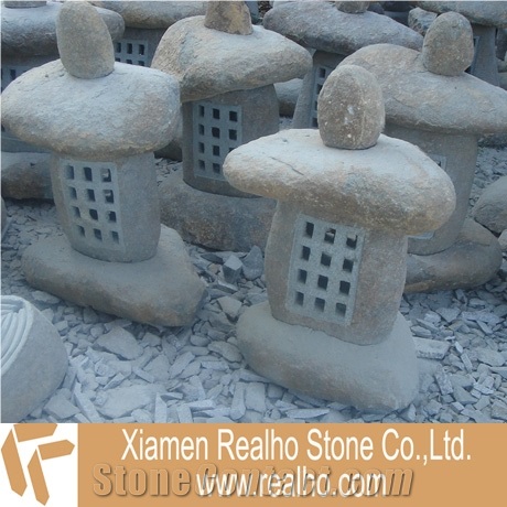 Yellow Granite Stone Lanterns, Mountain Stone/nature Stone Yellow Granite Lanterns