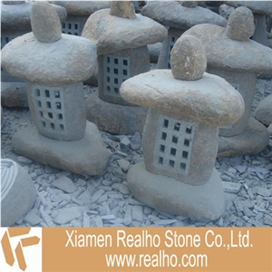 Yellow Granite Stone Lanterns, Mountain Stone/nature Stone Yellow Granite Lanterns