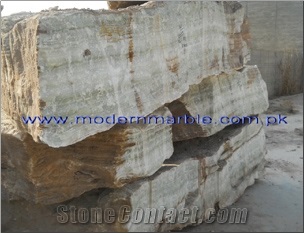 Afghan Mono Green Onyx Blocks