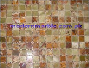 Green Onyx Pakistan, Multicolor Green Onyx Mosaic