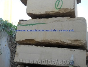 Indus Gold - Inca Gold Blocks, Pakistan Yellow Limestone