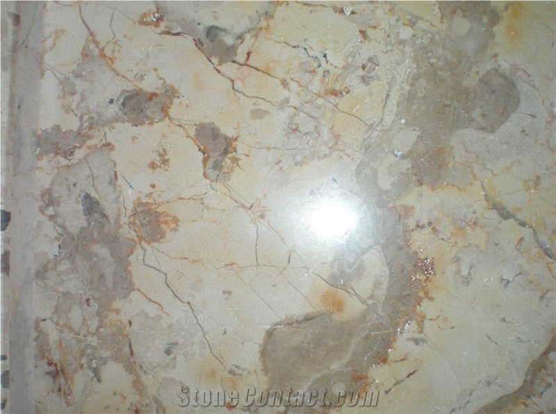 Breccia Sinai Limestone Slabs & Tiles, Egypt Beige Limestone