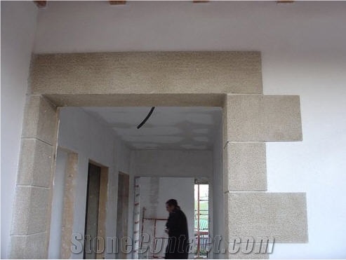 Tafalla Sandstone Door Frame, Beige Sandstone Door Frame