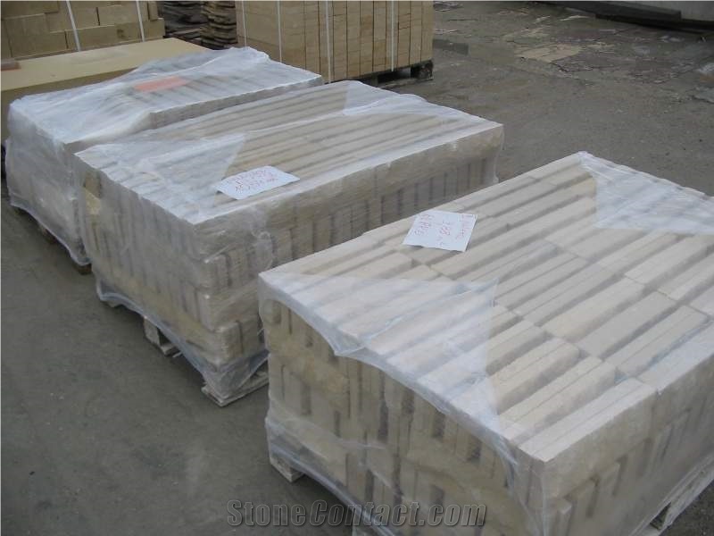 Pinczow, Poland Beige Limestone Slabs & Tiles