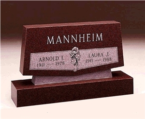 Bundela Red Tombstone, Red Granite Tombstone