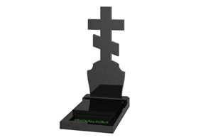 Shanxi Black Cross, Black Granite Monument, Tombstone